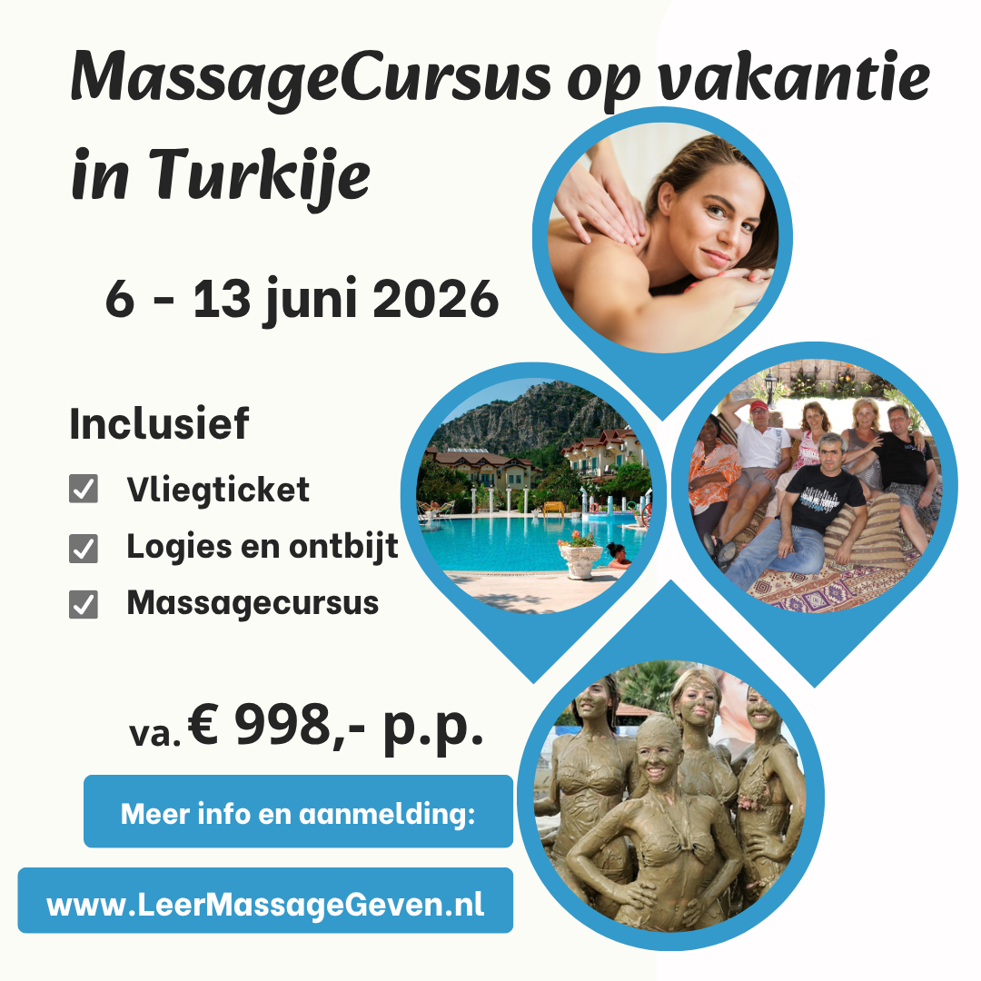 MassageCursus op vakantie in Turkije juni 2026